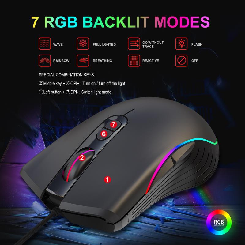 Viper RGB Wired Gaming Mouse.